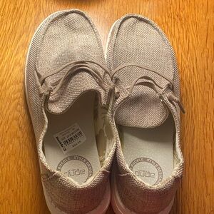 Hey Dude Light Brown Woven Loafers